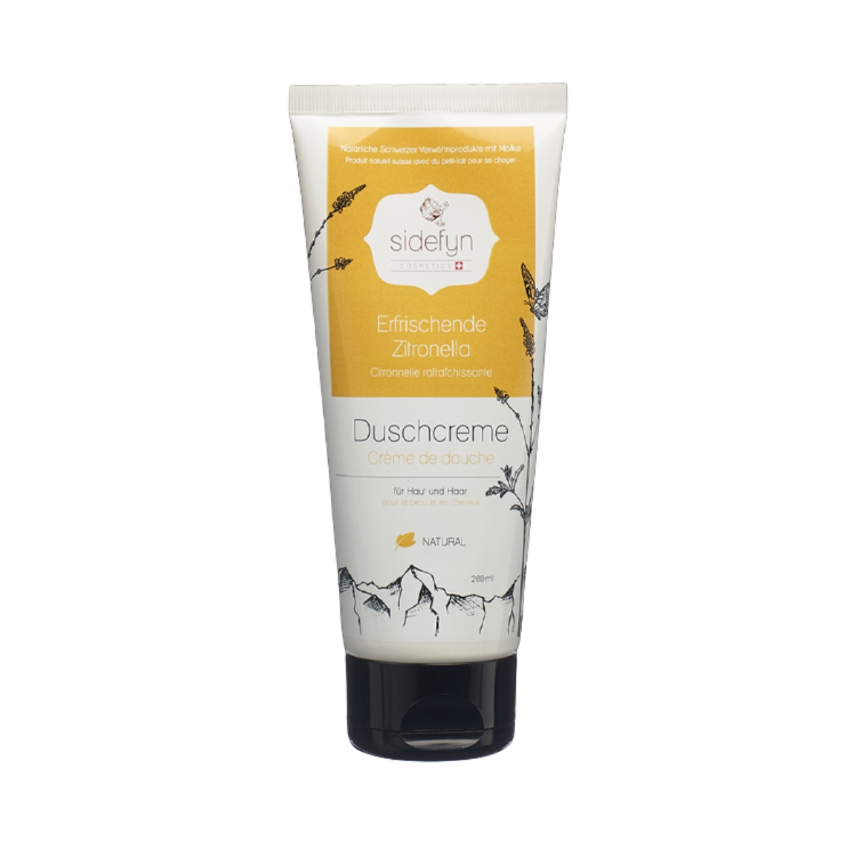 Sidefyn Duschcreme erfrischende Zitronella 200 ml