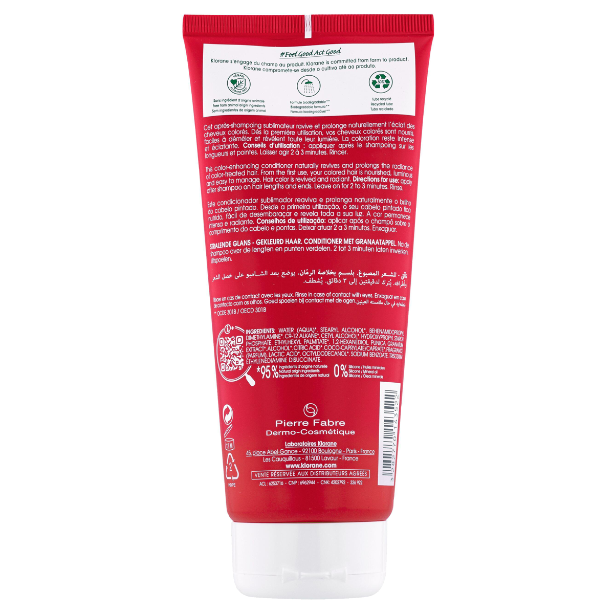 Klorane Granatapfel Pflegebalsam 200 ml