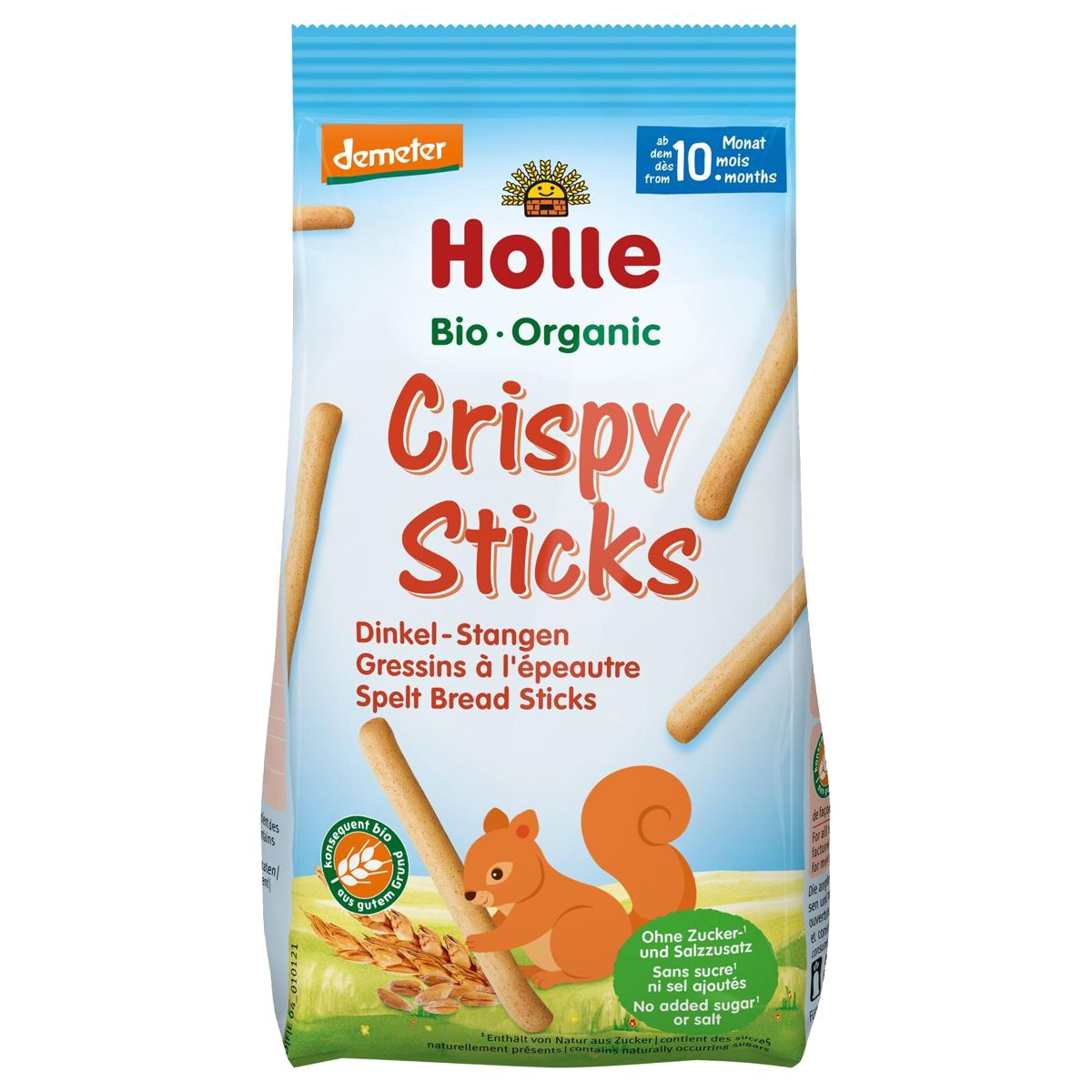 Holle Bio Crispy Sticks Dinkel 80 g Holle Bio Crispy Sticks Dinkel 80 g