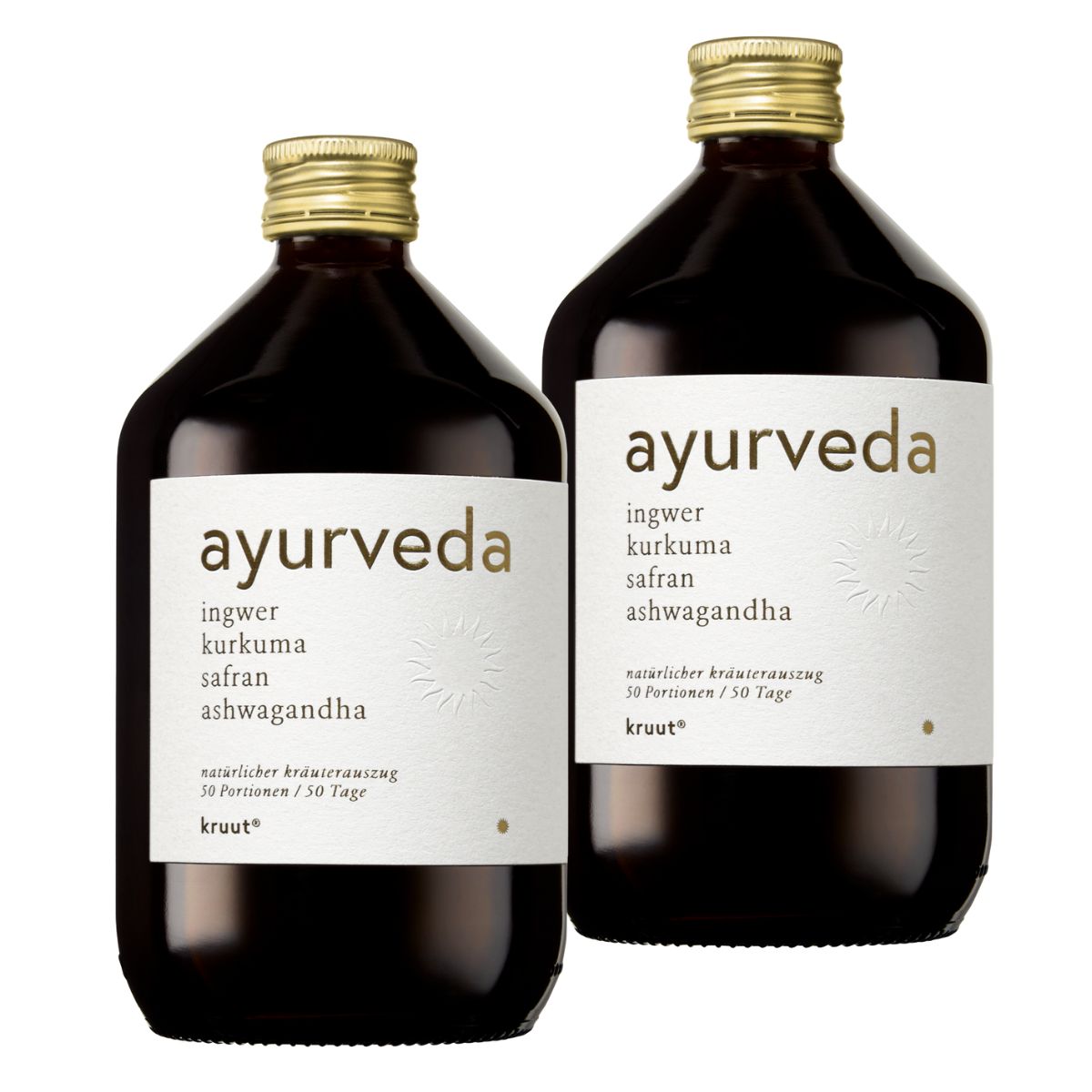 kruut Wildkräuterauszug Ayurveda 2 x 500 ml