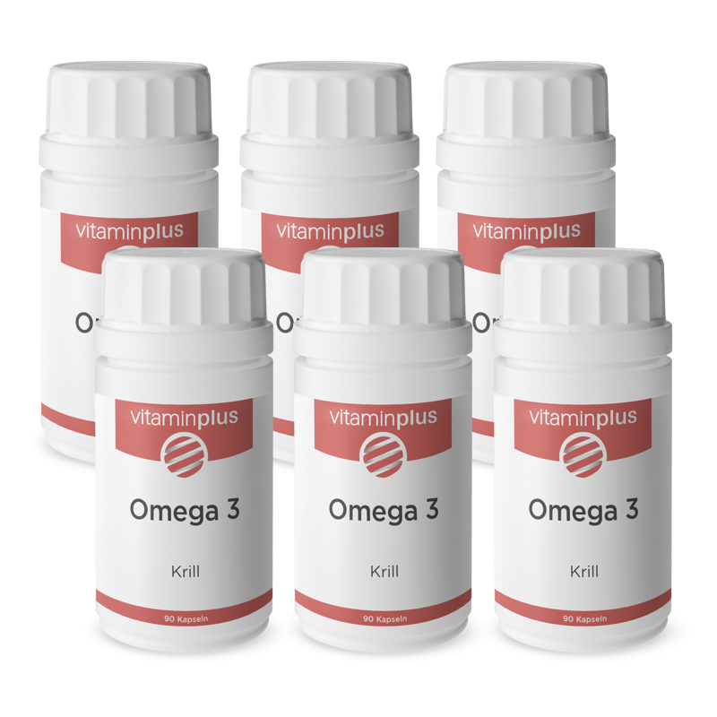 Vitaminplus Omega-3 Krill Rabatt 6er Set