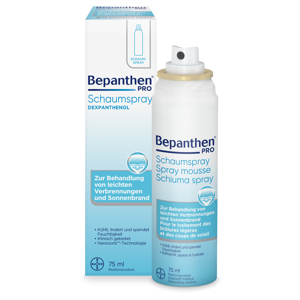 Bepanthen Schaumspray Aerosol 75 ml Bepanthen Schaumspray Aerosol 75 ml