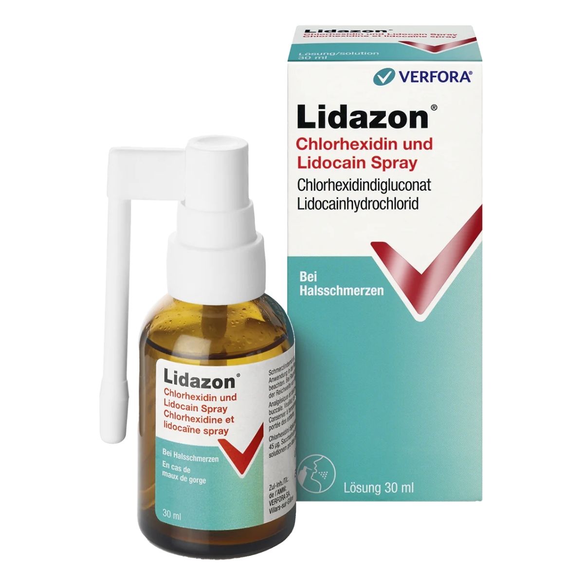 Lidazon spray à la chlorhexidine et à la lidocaïne 30 ml