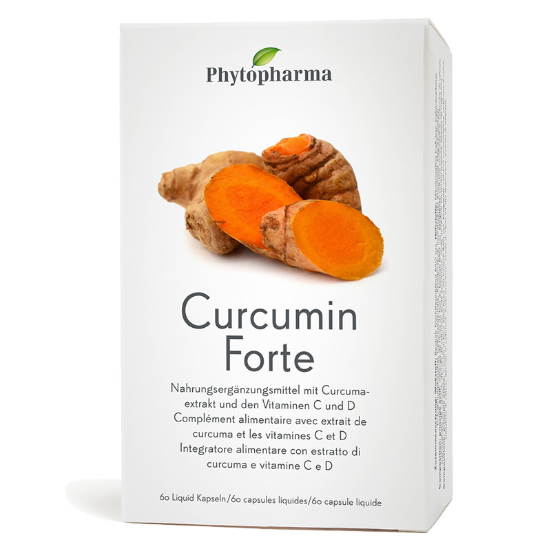 Phytopharma Curcumin Forte Liquid Kapseln 60 Stück Phytopharma Curcumin Forte Liquid Kapseln 60 Stück