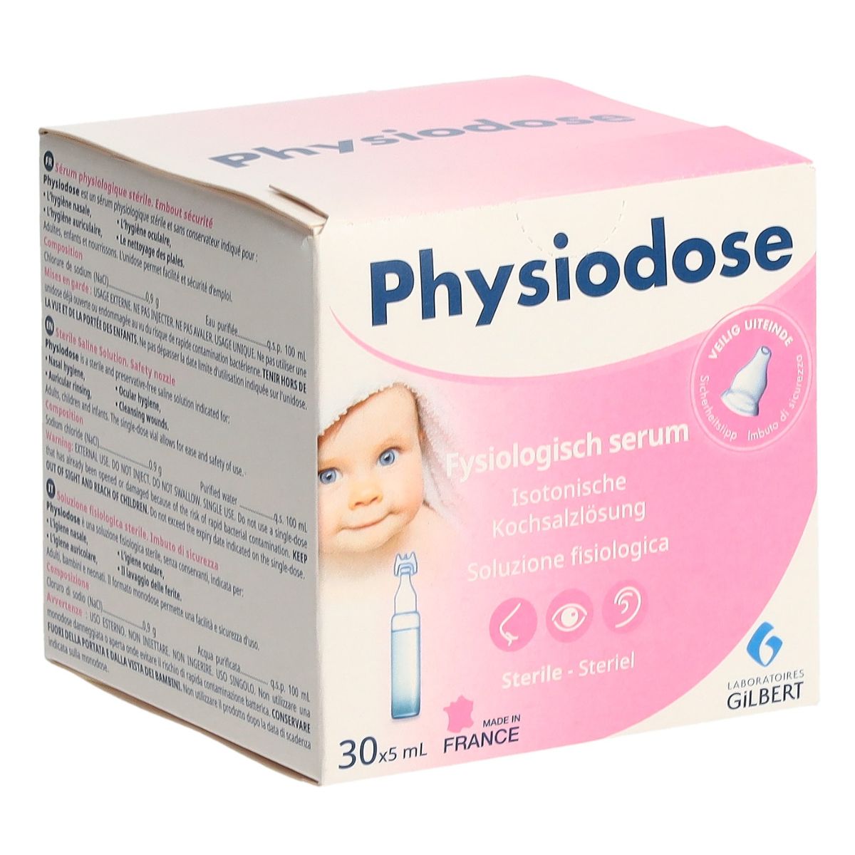 Physiodose physiologische Kochsalzlösung steril 30 x 5 ml