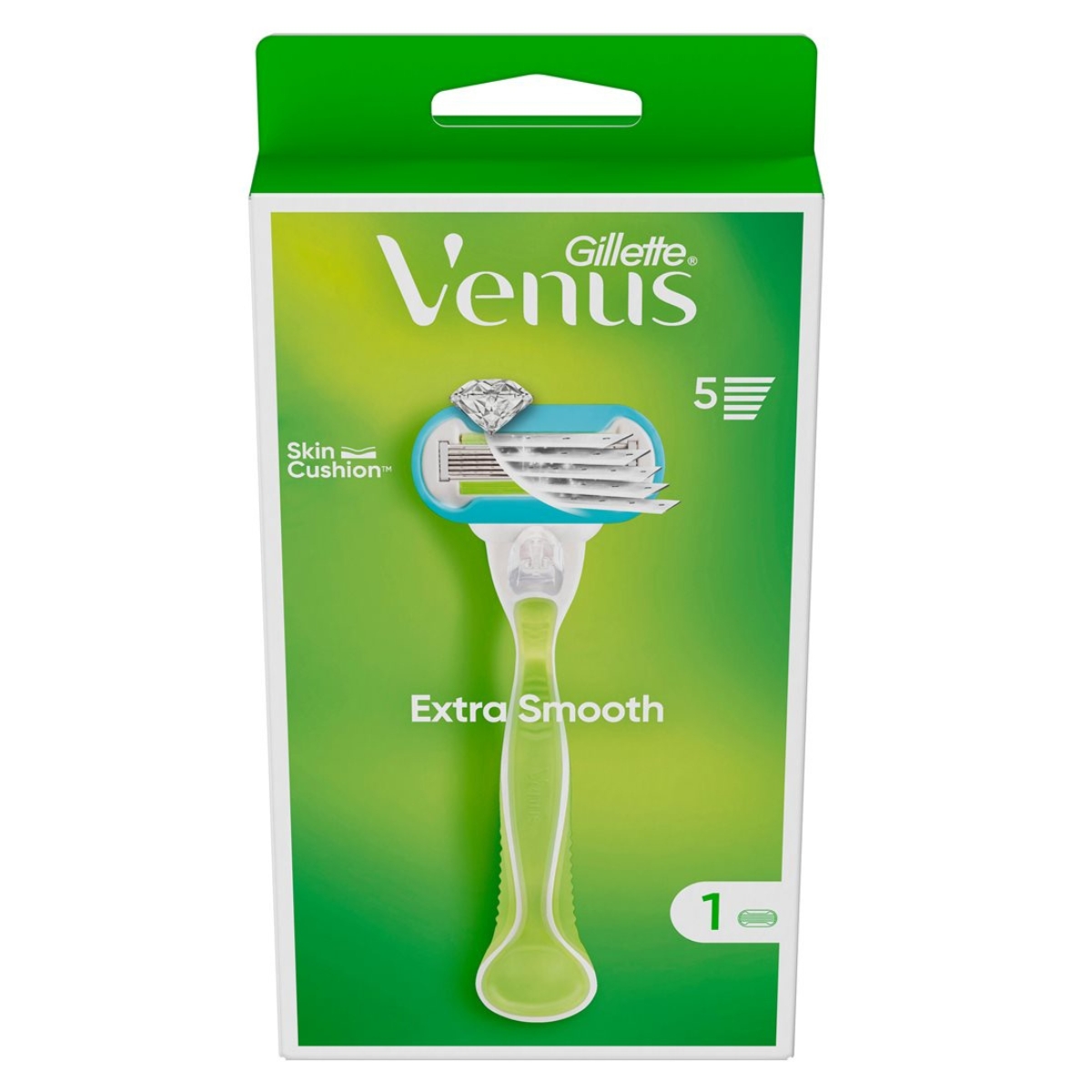 GILLETTE Venus Extra Smooth Rasierapparat 1 Klinge