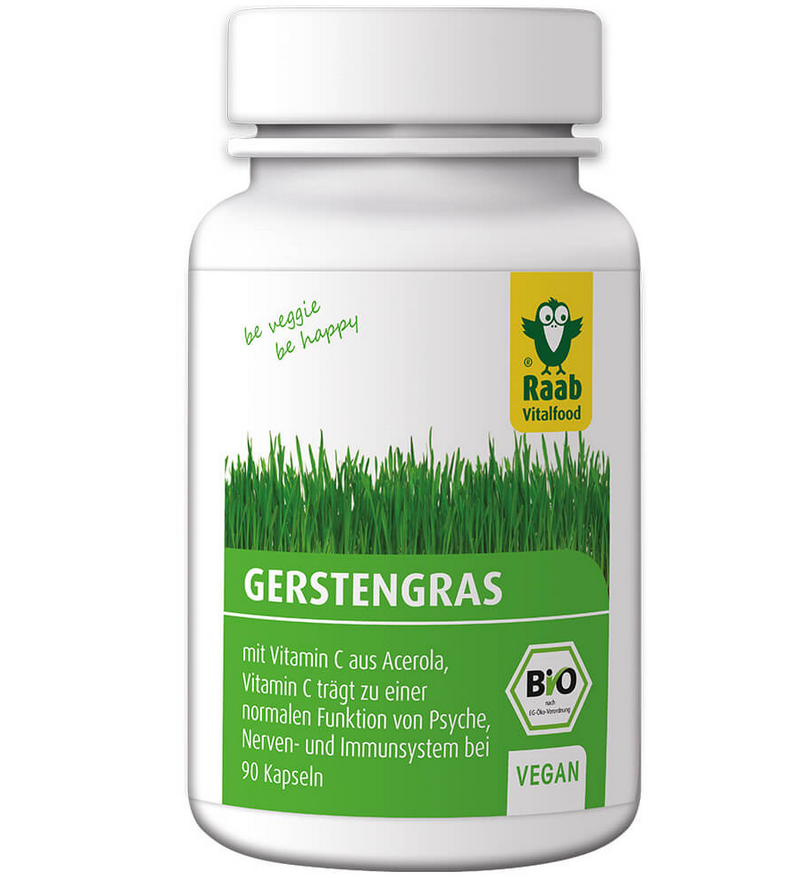 Raab Bio Gerstengras Kapseln 90 Stück