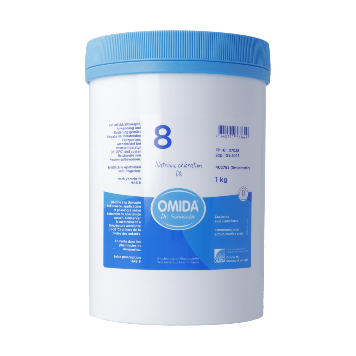 Omida Schüssler Nr 8 Tabletten D6 1000 g