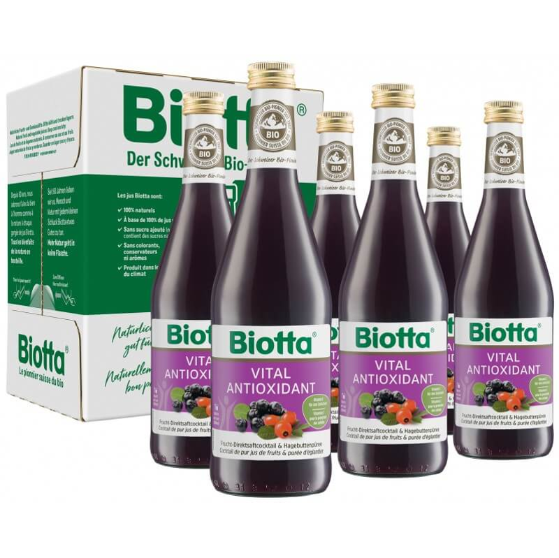 Biotta Vital Antioxidant 6 fl 5 dl Biotta Vital Antioxidant 6 fl 5 dl