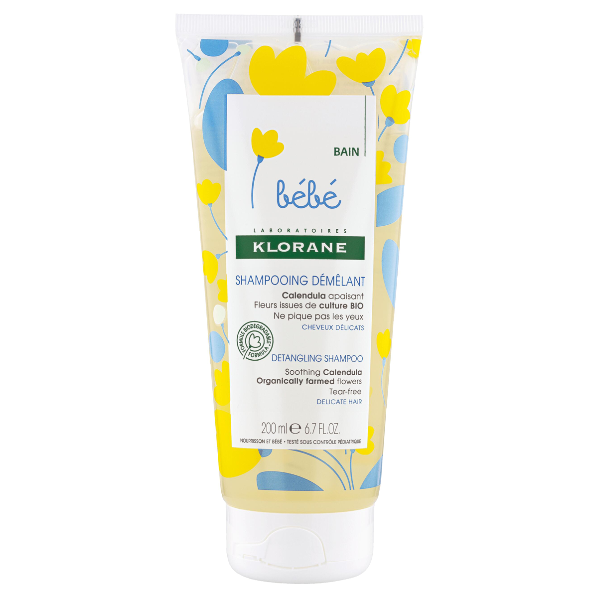 Klorane Bebe Mildes entwirrendes Shampoo 200 ml Klorane Bebe Mildes entwirrendes Shampoo 200 ml