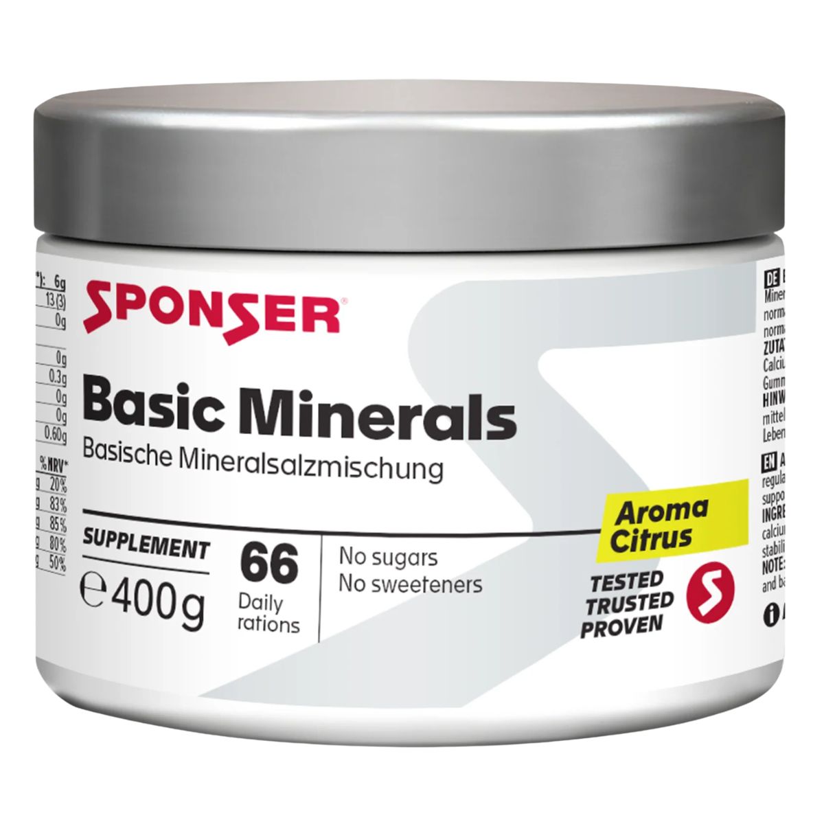 Sponser Basic Minerals Pulver Citrus 400 g
