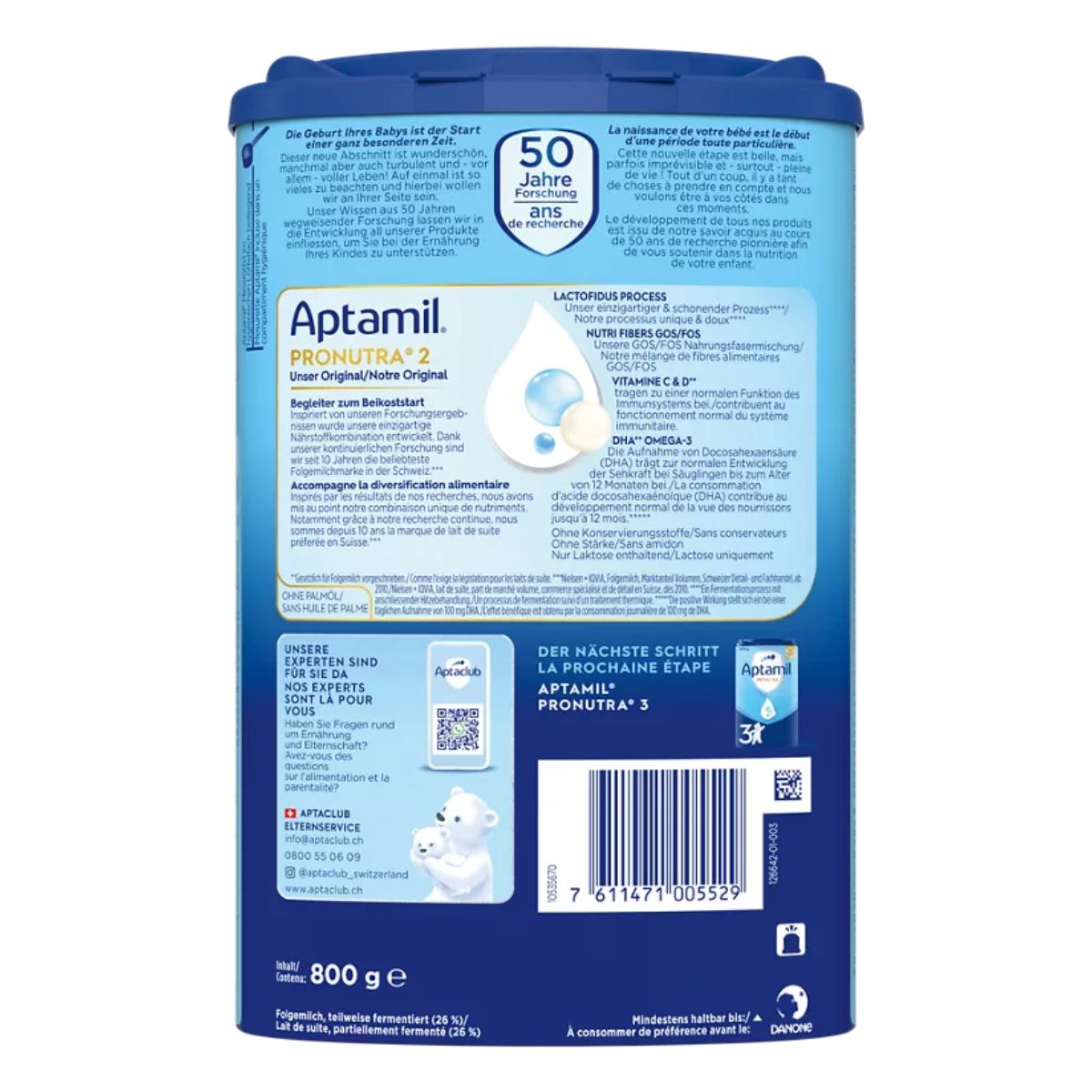 APTAMIL PRONUTRA 2 Ds 800 g