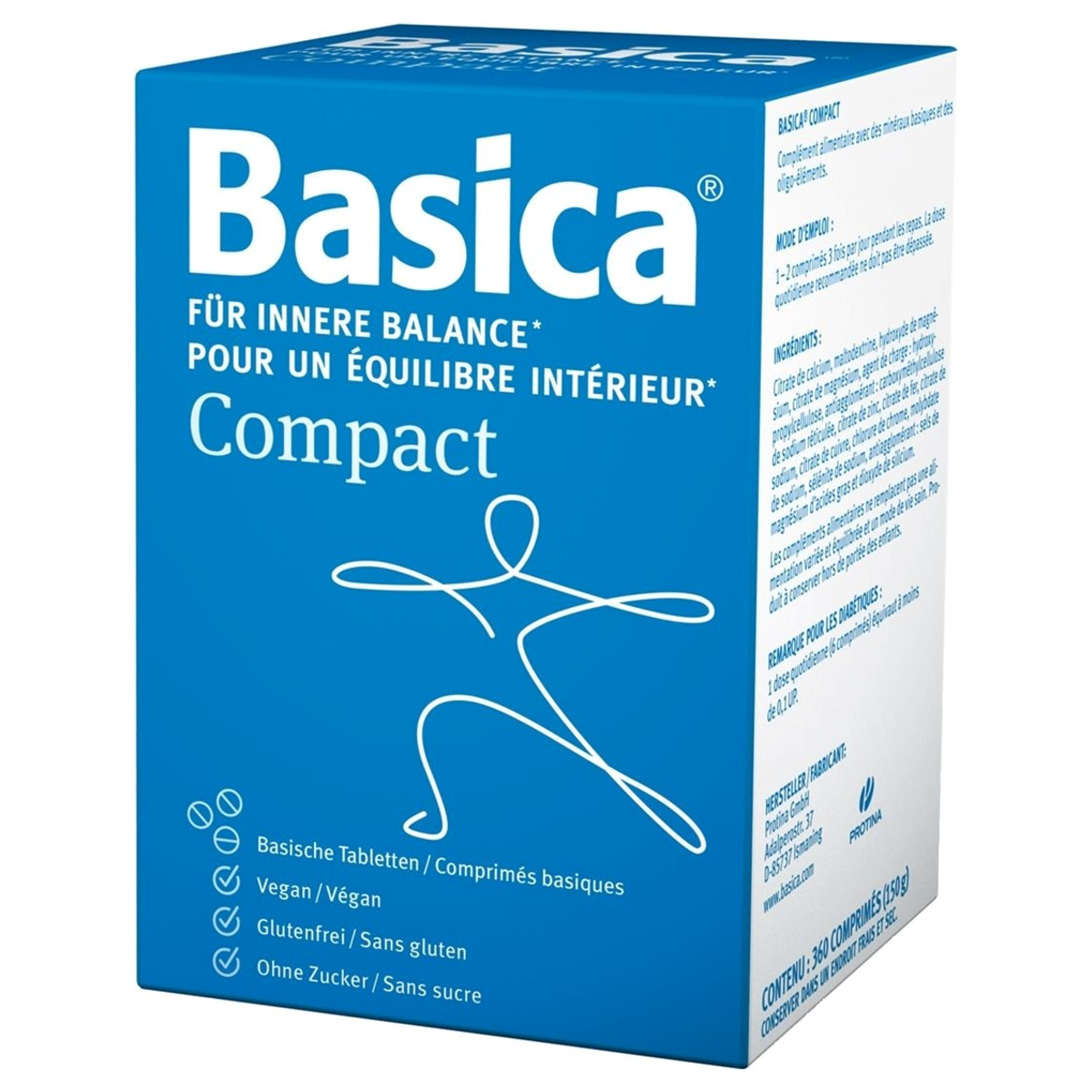 Basica Compact Mineralsalztabletten 360 Stück Basica Compact Mineralsalztabletten 360 Stück