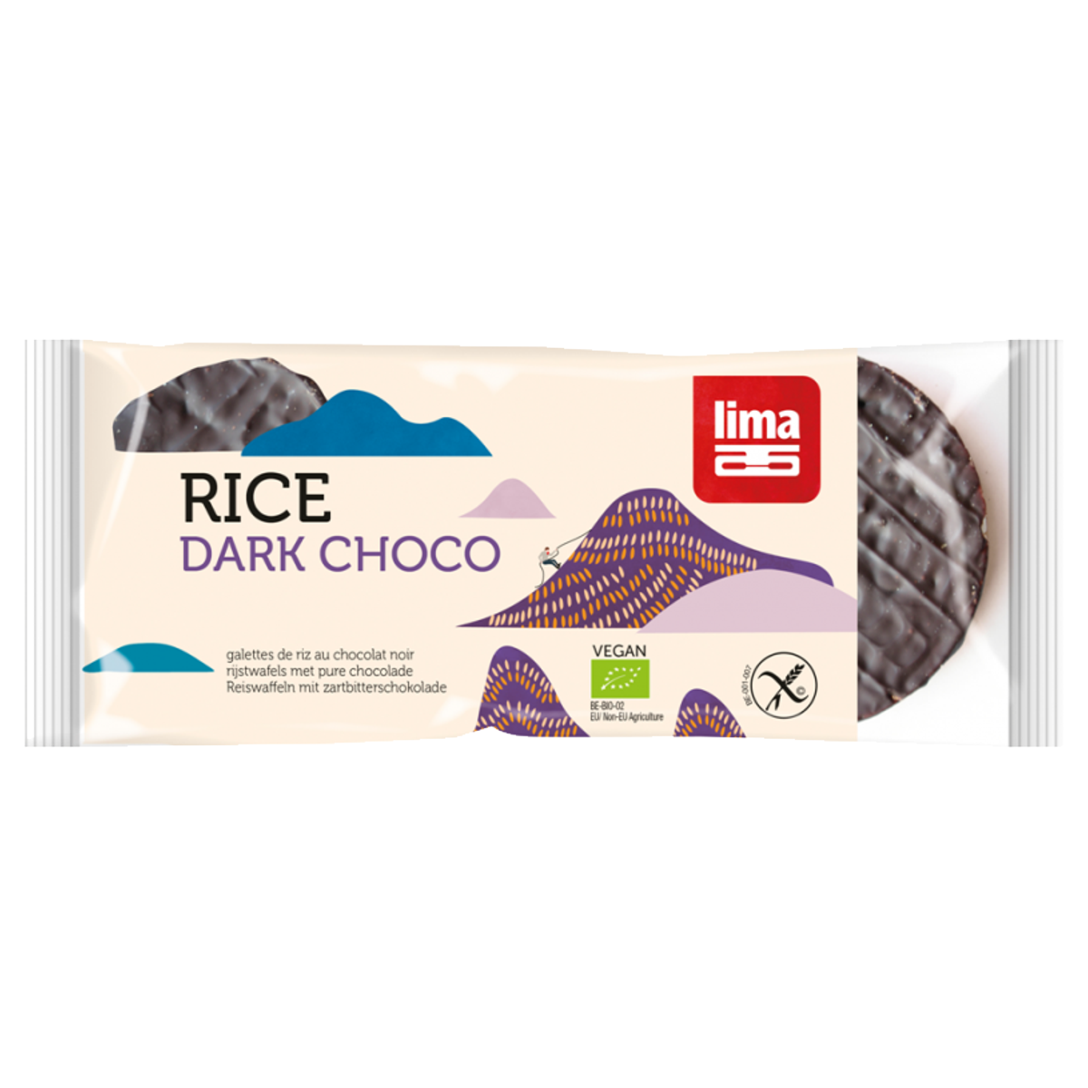 Lima Reiswaffeln Zartbitterschokolade Beutel 100 g Lima Reiswaffeln Zartbitterschokolade Beutel 100 g