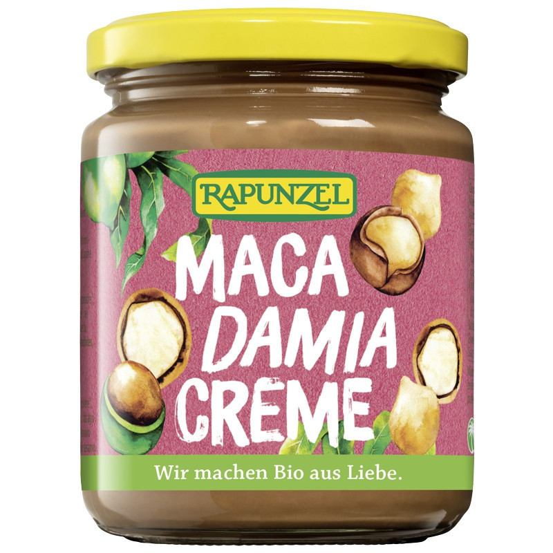 Rapunzel Macadamia Creme mit 26% frisch gerösteten Macadamianüssen