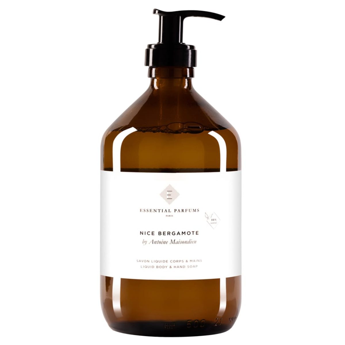 Essential Parfums Hand & Body Soap Nice Bergamote 500 ml