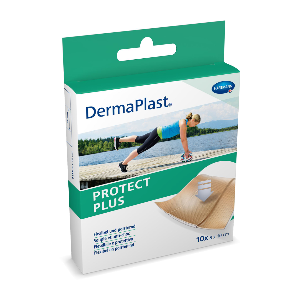 DERMAPLAST ProtectPlus 6x10cm 10 Stk zuschneidbar DERMAPLAST ProtectPlus 6x10cm 10 Stk zuschneidbar