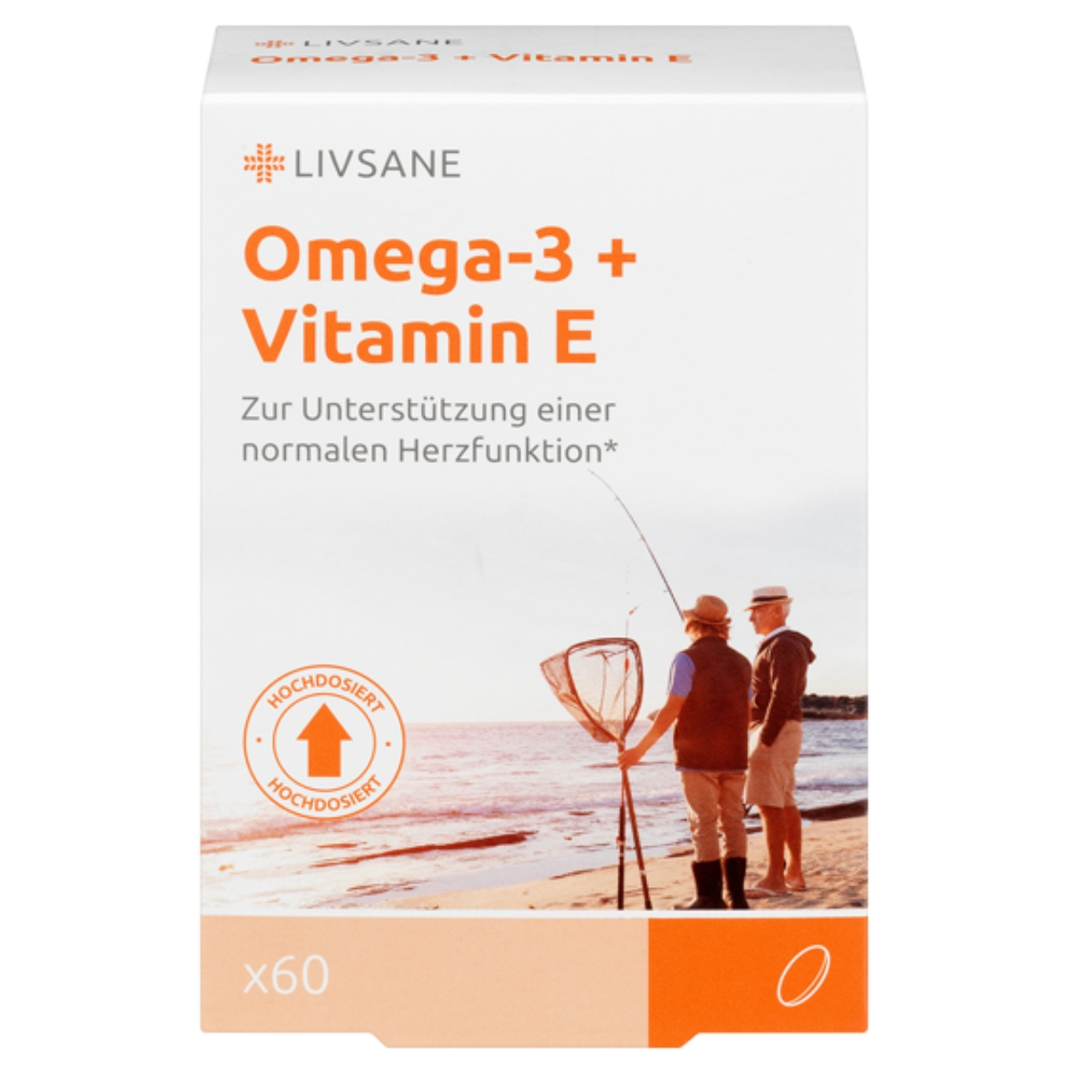 Livsane Omega-3 + Vitamin E Kapseln 60 Stück