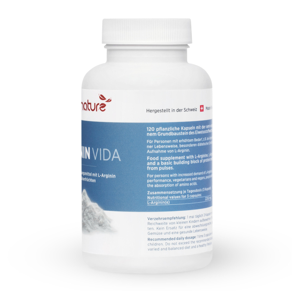 Kingnature Arginin Vida Kapseln 120 Stück Kingnature Arginin Vida Kapseln 120 Stück