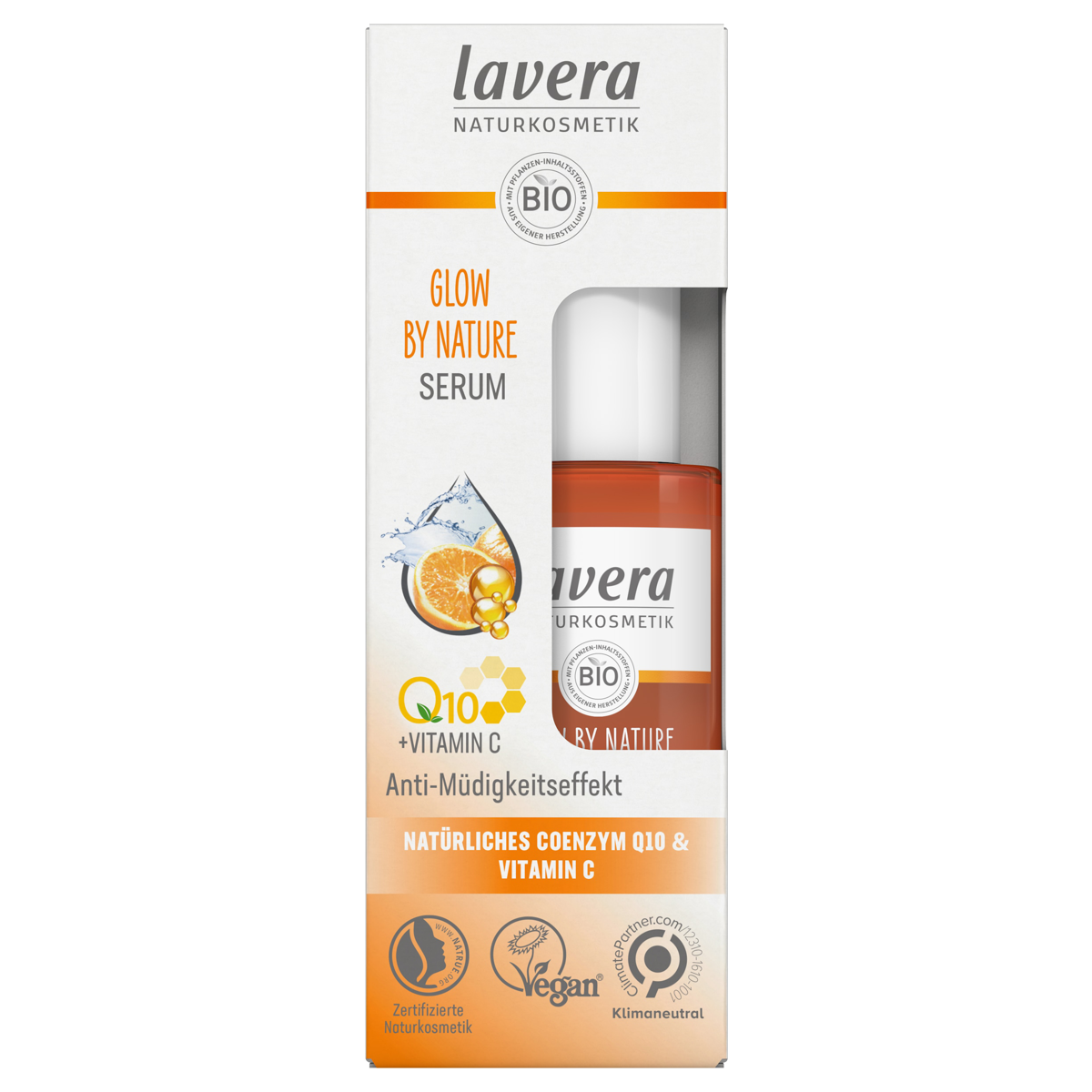 Lavera Glow by Nature Serum Q10 Vitamin C 30 ml