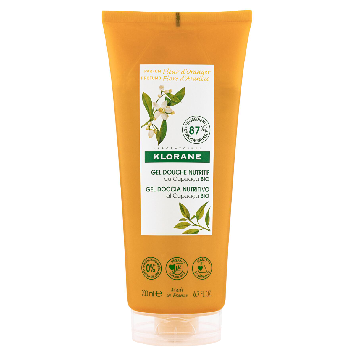 Klorane Duschgel Orangenblüte 200 ml