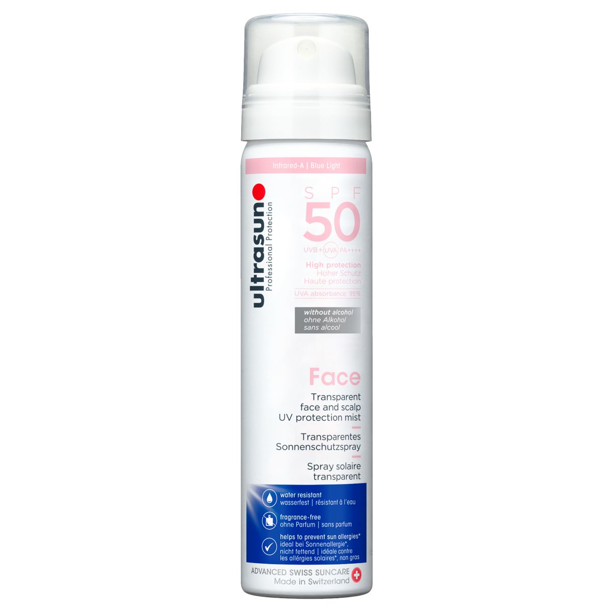 Ultrasun Face & Scalp UV Protection Mist SPF50 75 ml Ultrasun Face & Scalp UV Protection Mist SPF50 75 ml