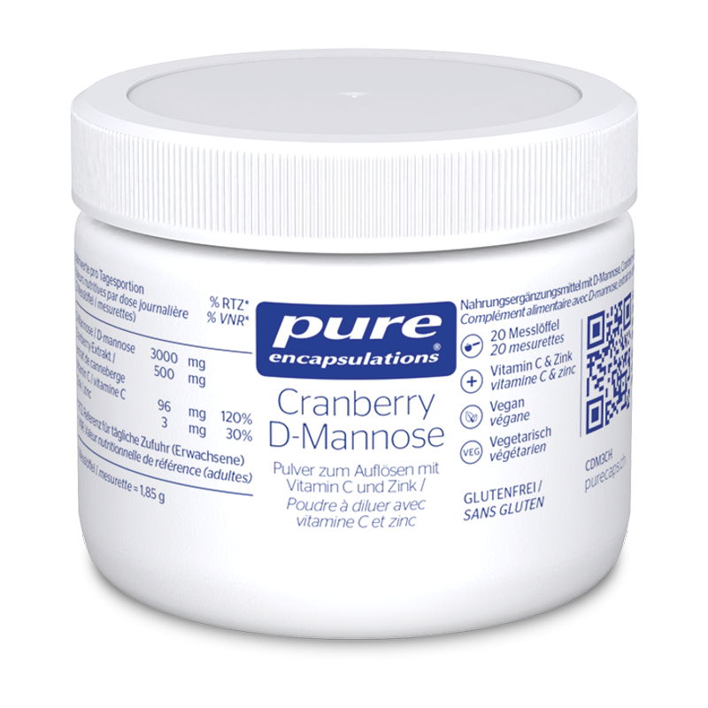 Pure Encapsulations Cranberry D-Mannose Pulver zum Auflösen