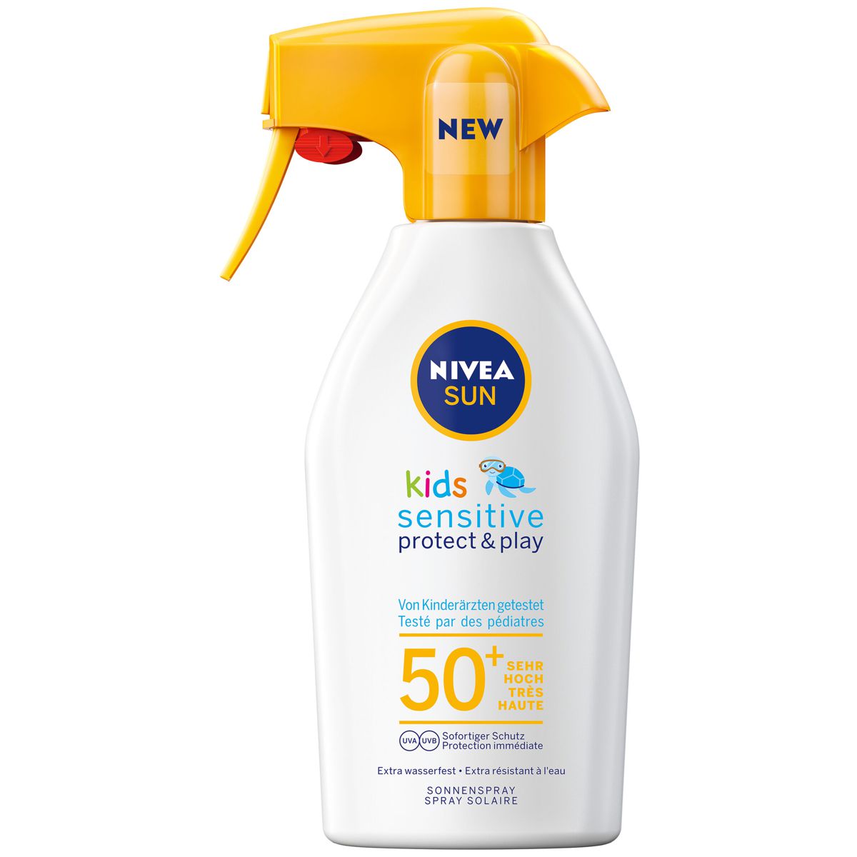 Nivea Sun Kids Protect + Sensitive Sonnenspray LSF50+ 270 ml Nivea Sun Kids Protect + Sensitive Sonnenspray LSF50+ 270 ml