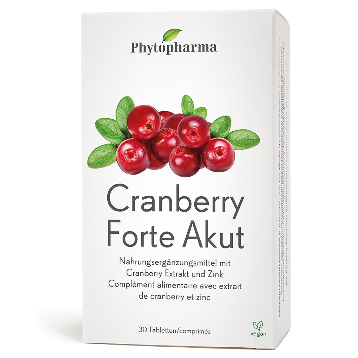 Phytopharma Cranberry Forte Akut Tabletten 30 Stück