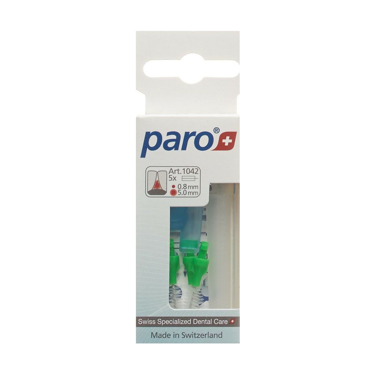 Paro Isola F 5mm mittel grün zylindrisch 5 Stück