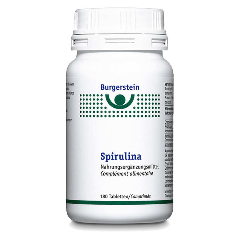 Burgerstein Spirulina Tabletten 180 Stück Burgerstein Spirulina Tabletten 180 Stück