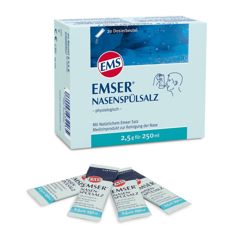Emser Nasenspülsalz Beutel 2.5 g 20 Stück Emser Nasenspülsalz Beutel 2.5 g 20 Stück