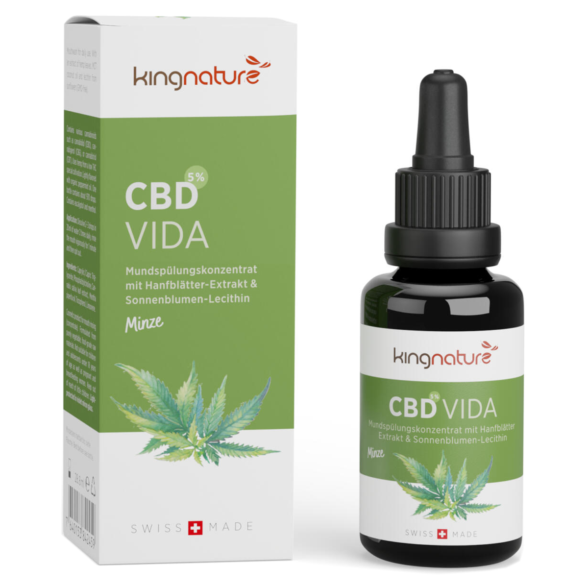 Kingnature CBD Vida Mundspühlung 5 % 28.8 ml Kingnature CBD Vida Mundspühlung 5 % 28.8 ml