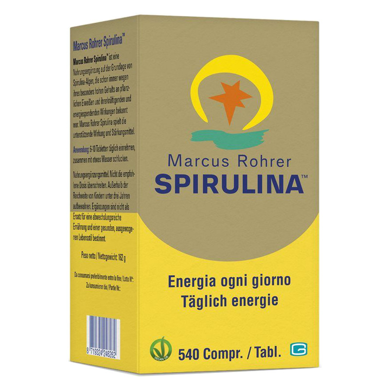 Marcus Rohrer Spirulina Tabletten 540 Stück Marcus Rohrer Spirulina Tabletten 540 Stück