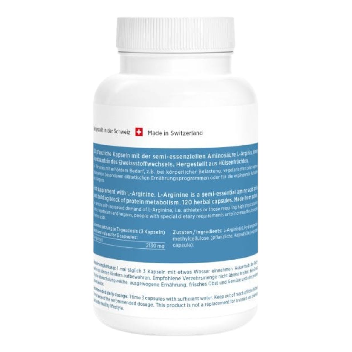 Kingnature Arginin Vida Kapseln 120 Stück