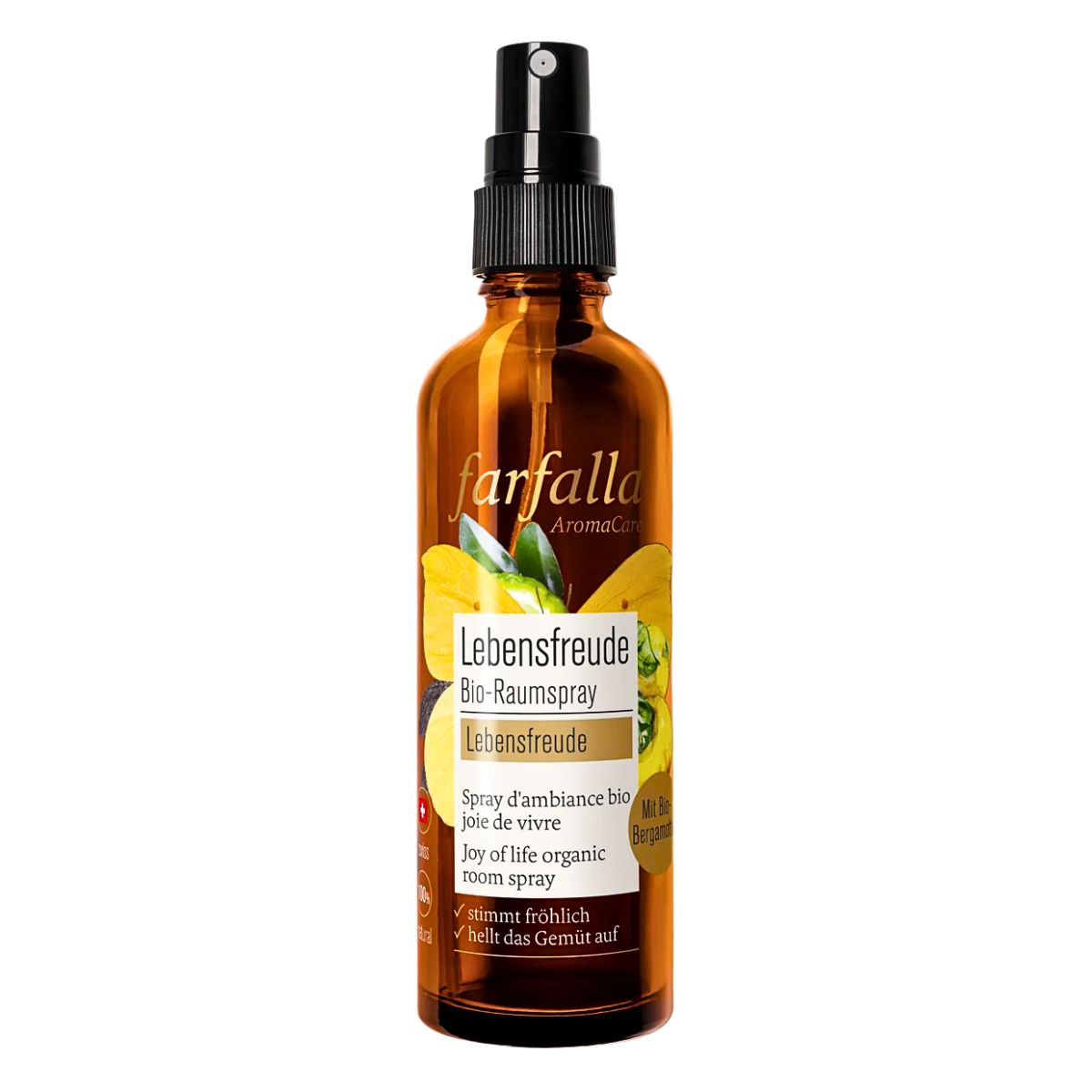 FARFALLA Bio-Raumspray Bergamotte 75 ml
