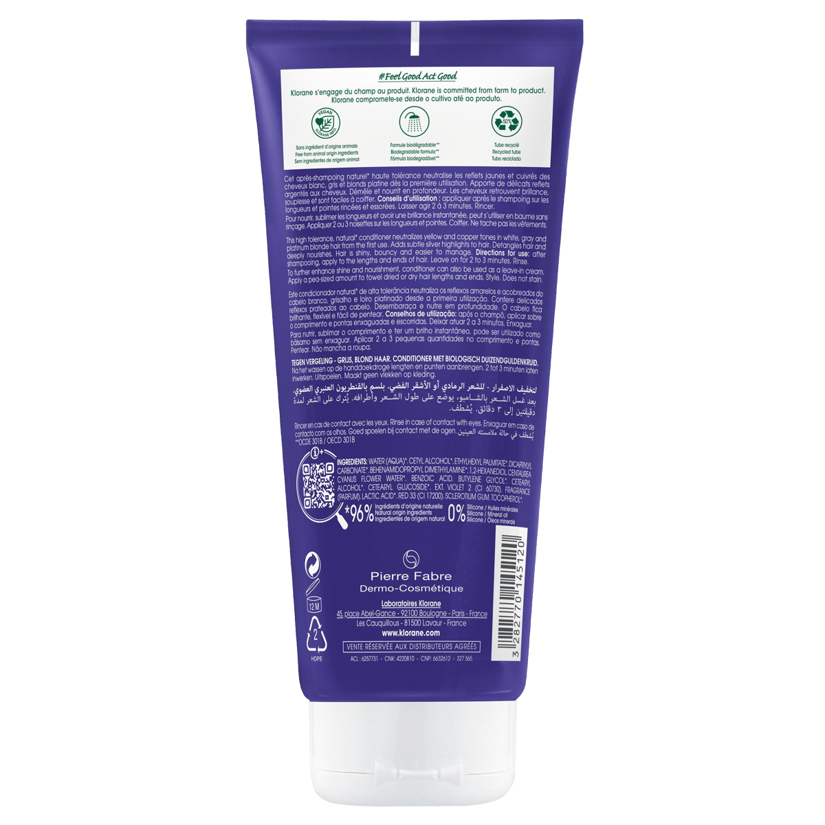 Klorane Kornblumen Bio Pflegebalsam 200 ml Klorane Kornblumen Bio Pflegebalsam 200 ml