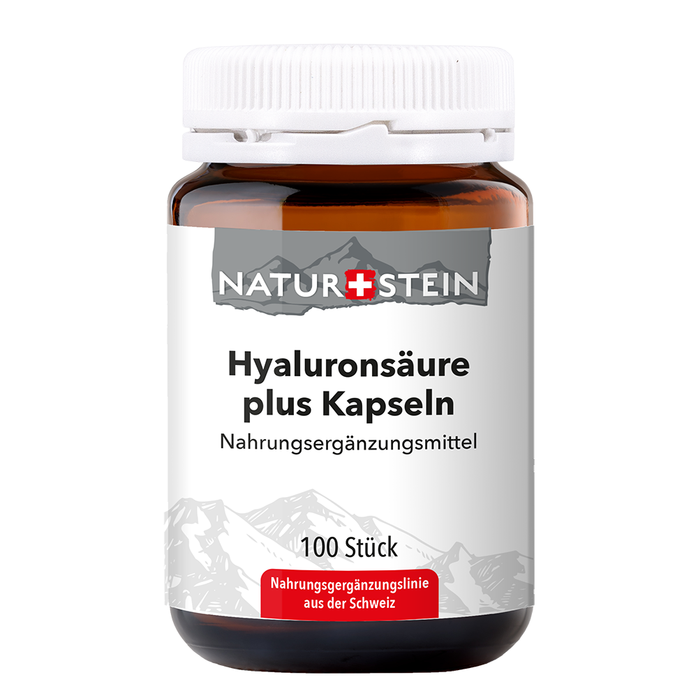 Naturstein Hyaluronsäure plus Kapseln 100 Stück Naturstein Hyaluronsäure plus Kapseln 100 Stück