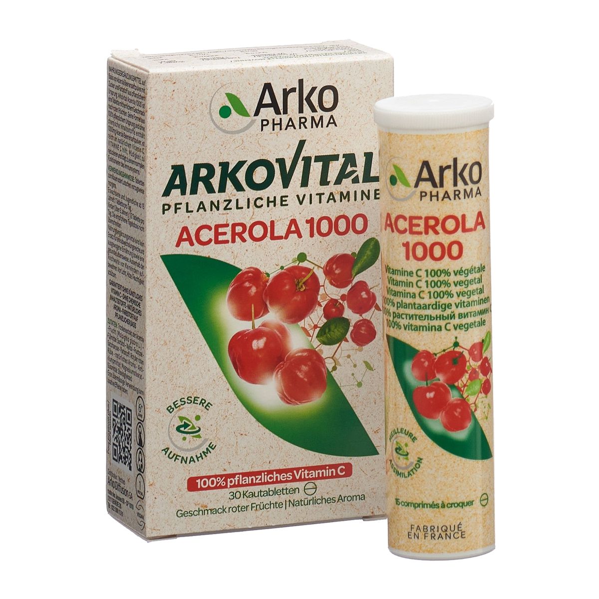 Arkovital Acerola 1000 Vitamin C 30 Stück