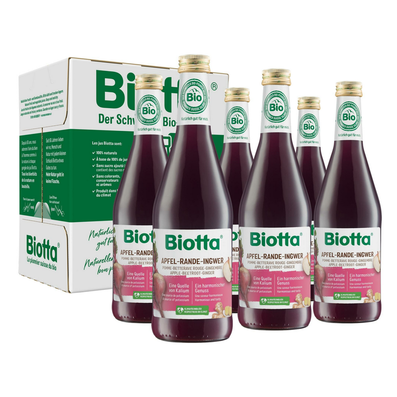 Biotta Apfel Rande Ingwer Bio 6 Fl 5 dl Biotta Apfel Rande Ingwer Bio 6 Fl 5 dl