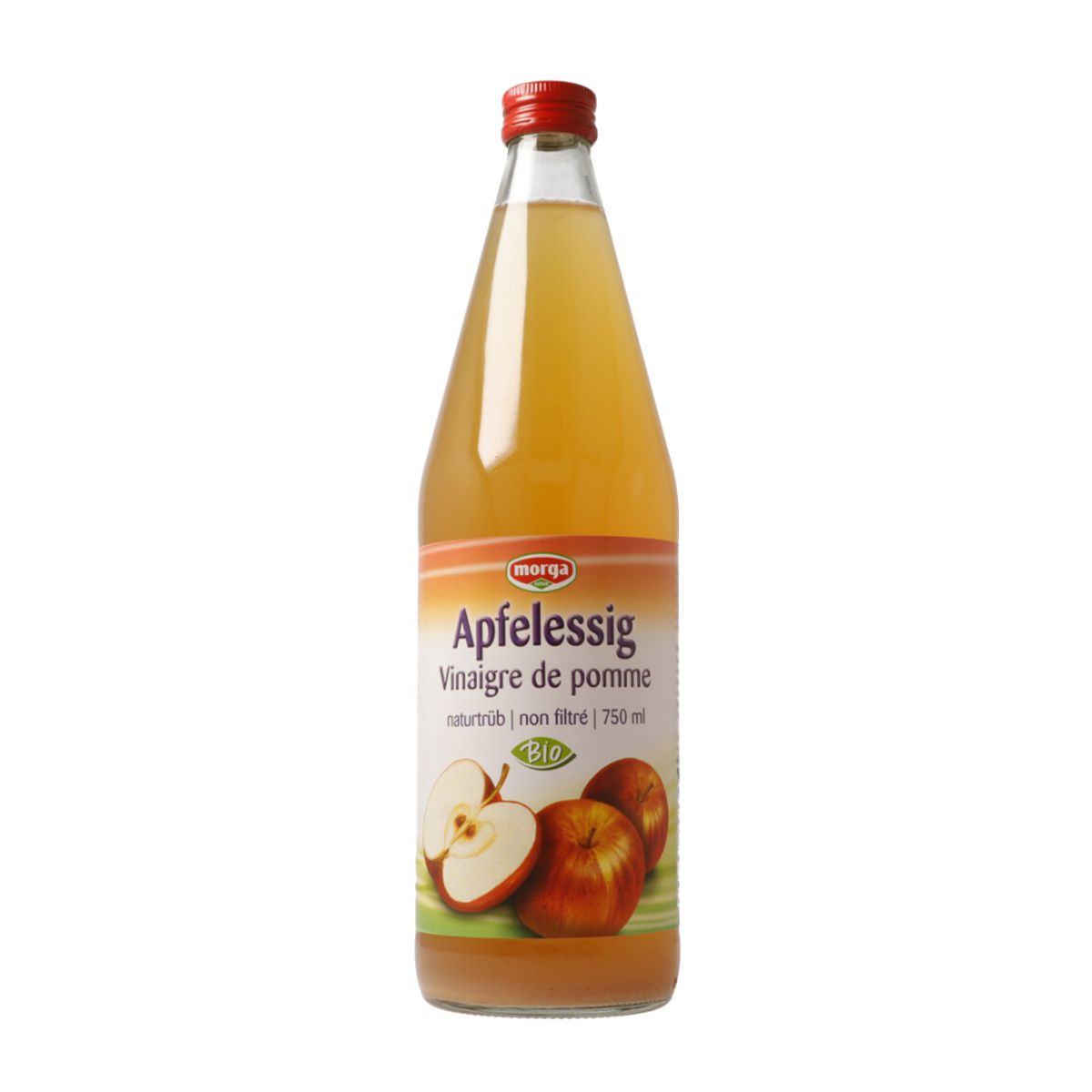Vinaigre de cidre bio MORGA naturellement trouble 7.5 dl Vinaigre de cidre bio MORGA naturellement trouble 7.5 dl