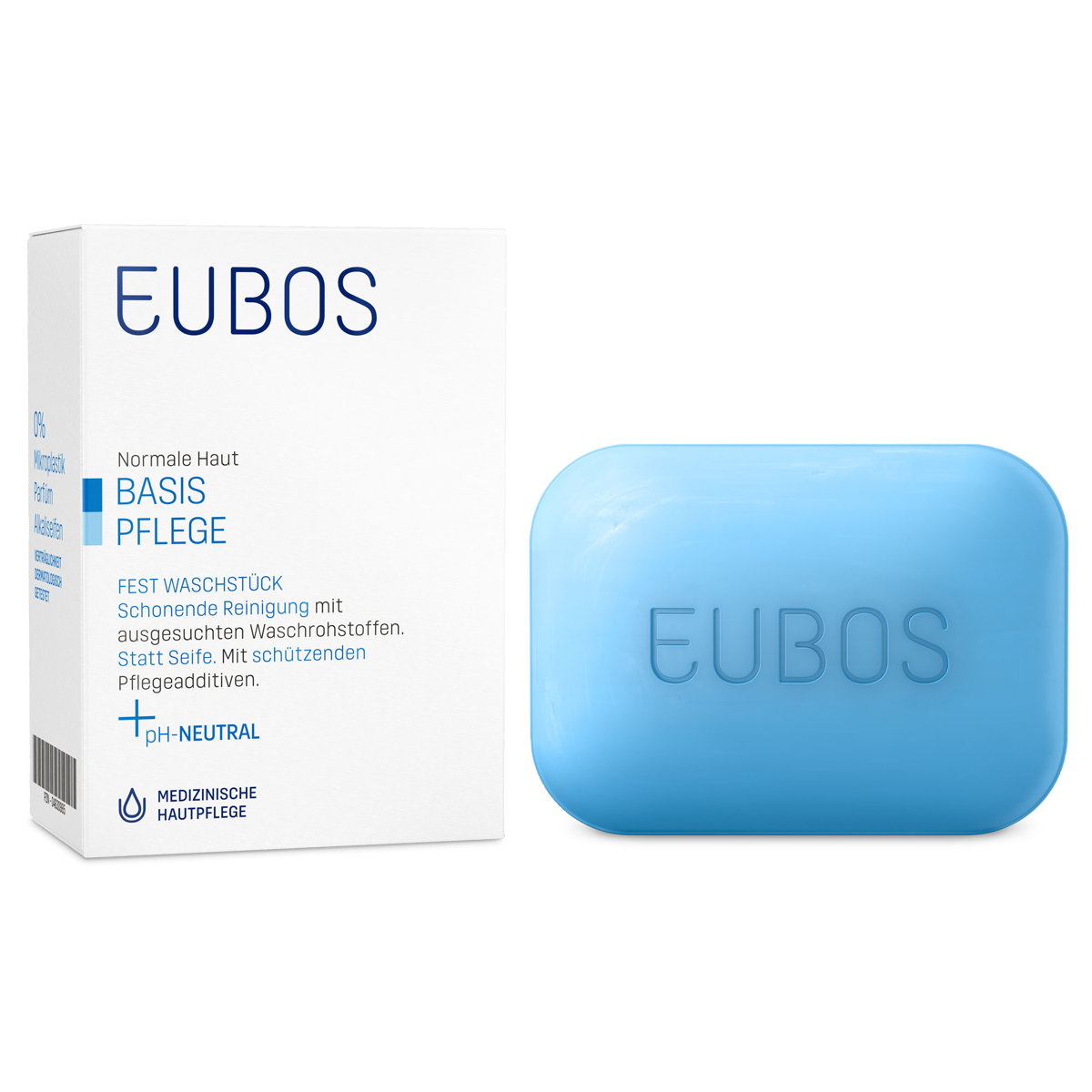 Eubos Seife fest unparfümiert blau 125 g Eubos Seife fest unparfümiert blau 125 g