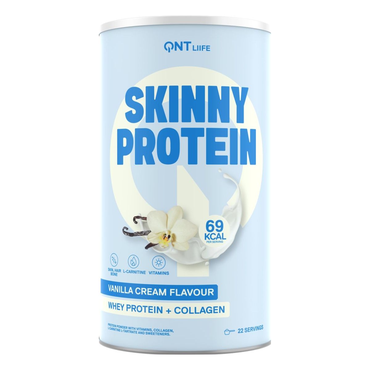 QNT Liife Skinny Protein 440 g Vanilla Ice Cream