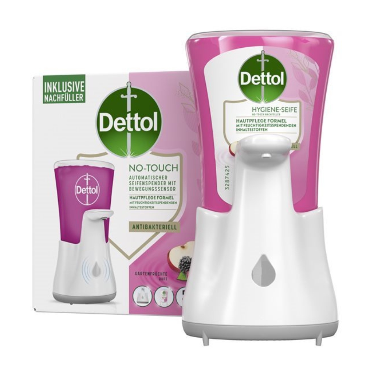 DETTOL No-Touch Automatischer Seifenspender Gardenberries 250 ml