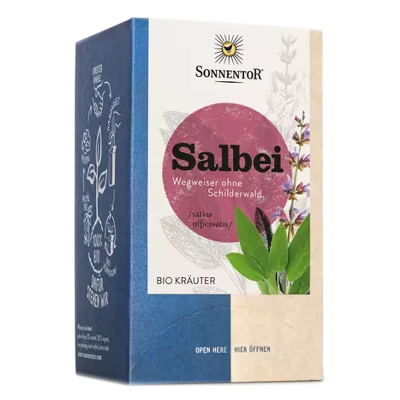 SONNENTOR Salbei Tee Beutel 18 Stück SONNENTOR Salbei Tee Beutel 18 Stück