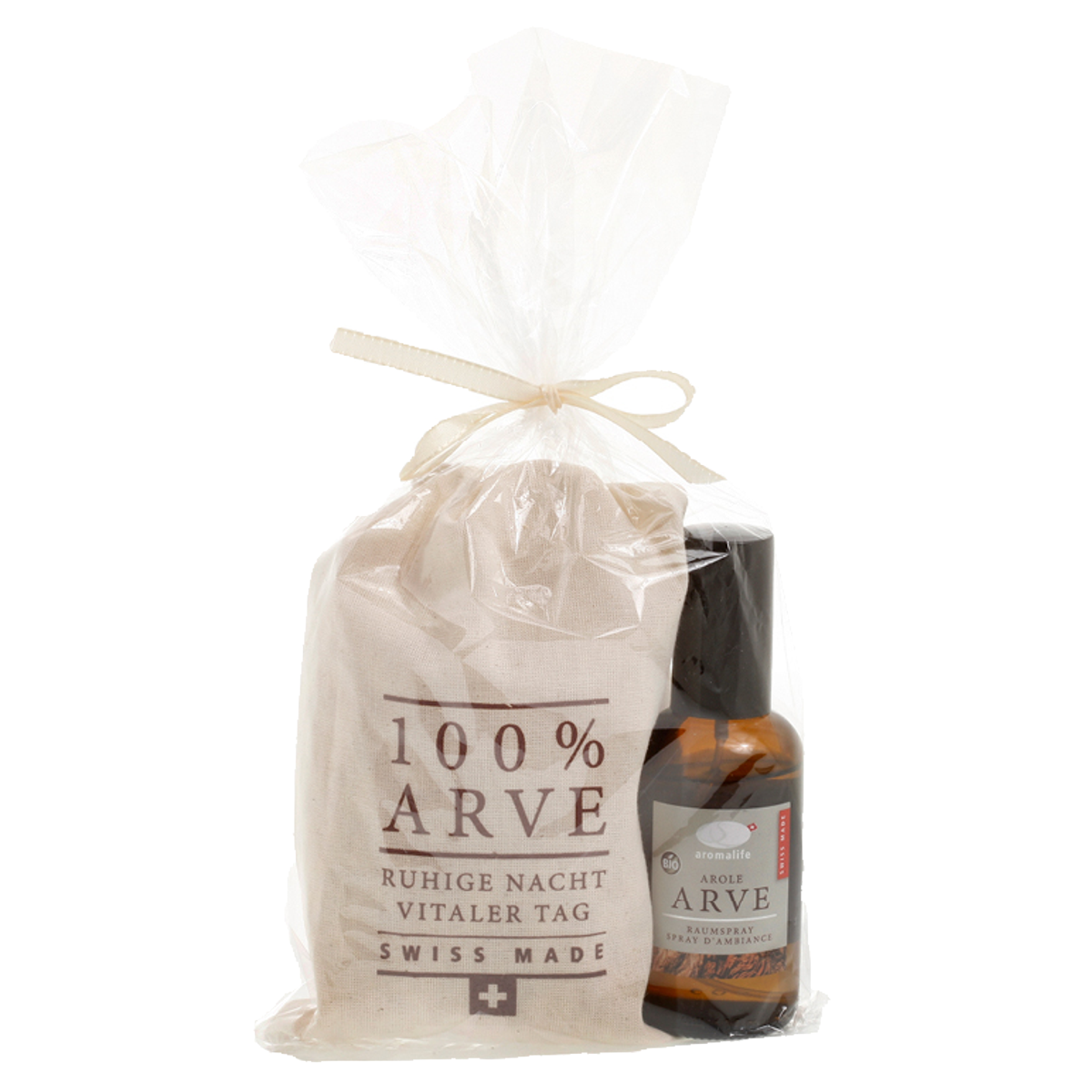 Aromalife Arve Geschenkset Raumspray & Späne Aromalife Arve Geschenkset Raumspray & Späne