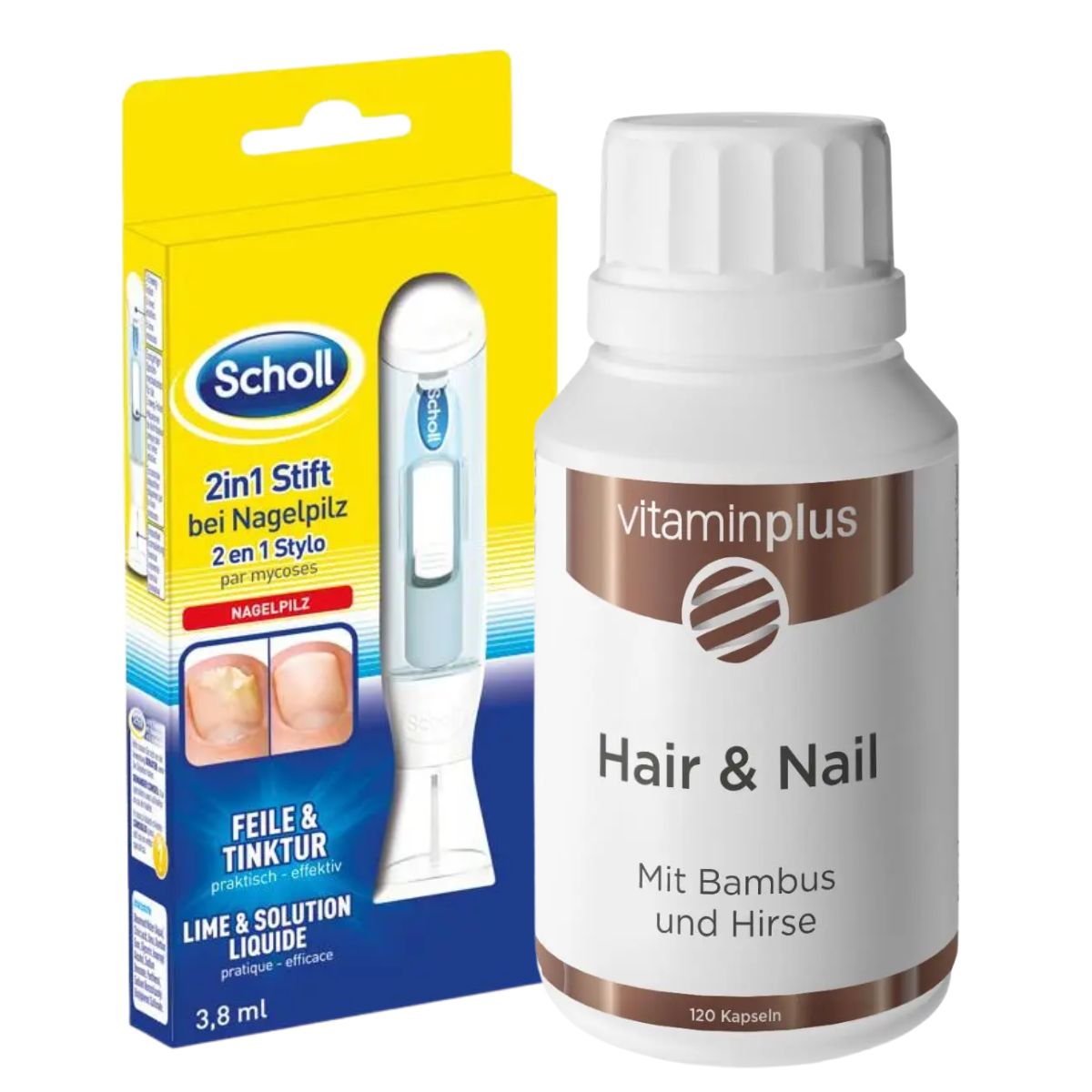 Scholl 2in1 Nagelpilz Behandlungs-Set