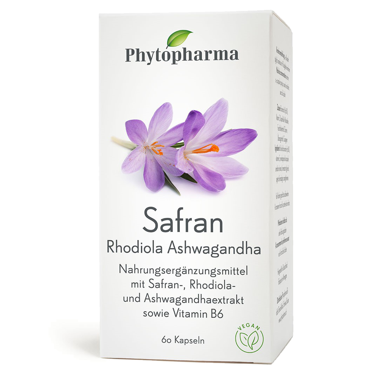 Phytopharma Safran Kapseln Dose 60 Stück Phytopharma Safran Kapseln Dose 60 Stück