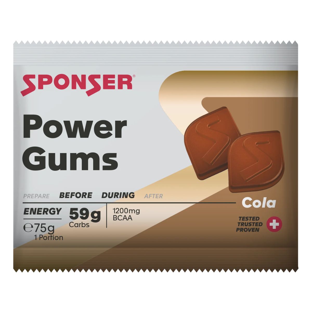 Sponser Power Gums Cola Beutel 75 g