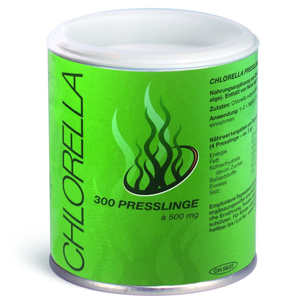 Biosana Chlorella Tabletten 500 mg Dose 300 Stück Biosana Chlorella Tabletten 500 mg Dose 300 Stück